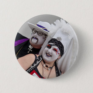 Father Bertha and Sister Sorenda 6 Cm Round Badge