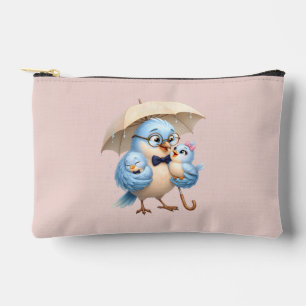 Father Bird Cosmetic Pouch Family Gift