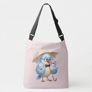 Father Bird Family Tote Bag