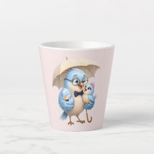 Father Bird Latte Mug Family Love