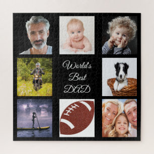 Father black photo jigsaw puzzle