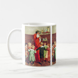 Father Christmas Blowing The Horn Coffee Mug
