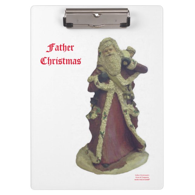 "FATHER CHRISTMAS"  CLIPBOARD (Front)