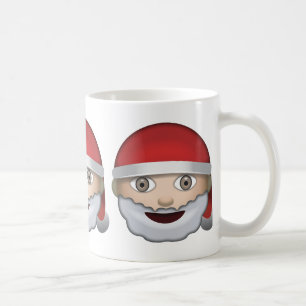 Father Christmas Emoji Coffee Mug