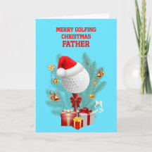 Father Christmas Golfball