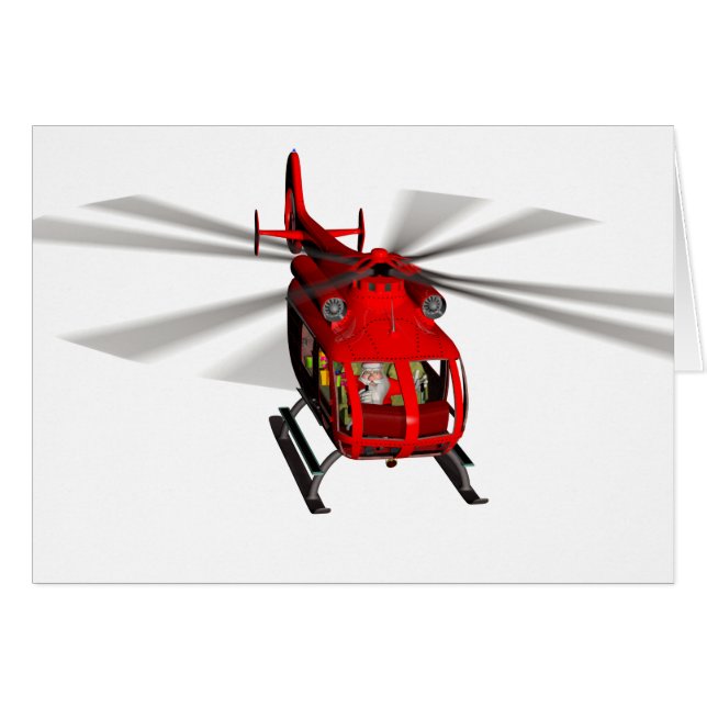 Father Christmas Heli Pilot (Front Horizontal)