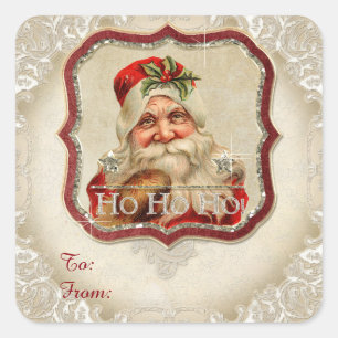 Father Christmas Ho Ho Ho Santa Christmas Tags