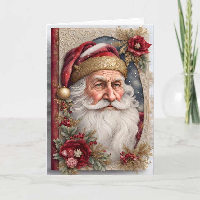 Father Christmas  Holiday Card (Front)