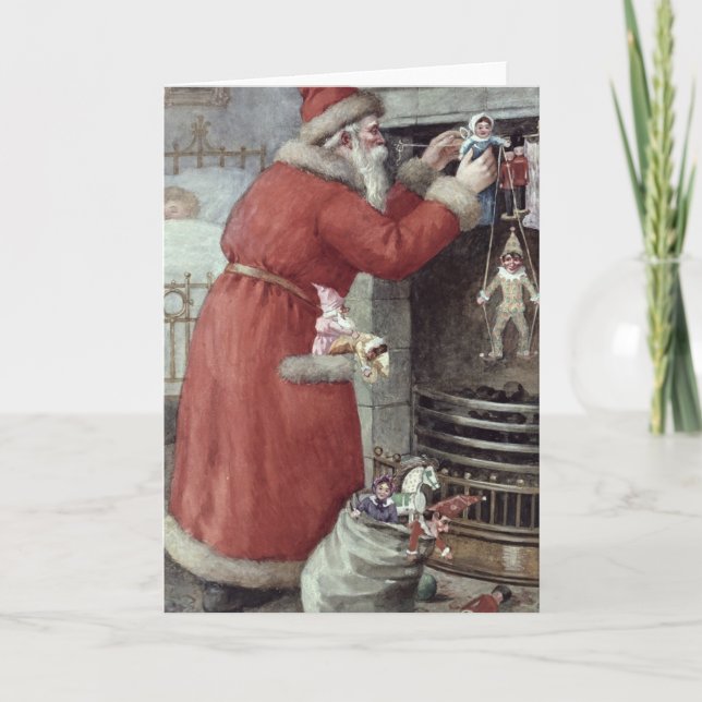 Father Christmas Holiday Card (Front)