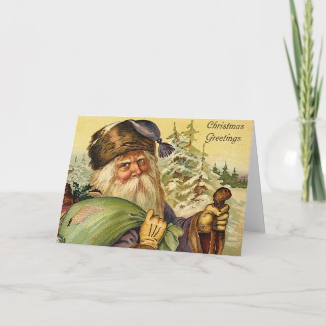 Father Christmas Holiday Card (Front)