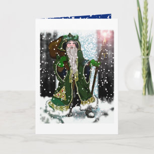 father christmas holiday card