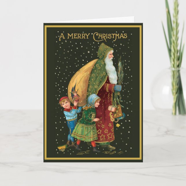 Father Christmas Holiday Card (Front)