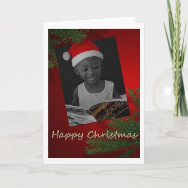 Father Christmas Junior Holiday Card (Front)