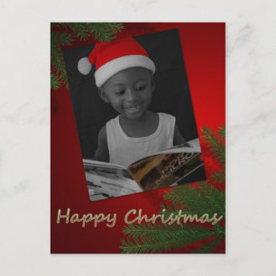 Father Christmas Junior Postcode Holiday Postcard