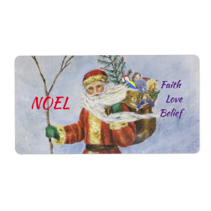 Father Christmas, NOEL, Faith Love Belief Pacifier