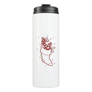 Father christmas stocking thermal tumbler