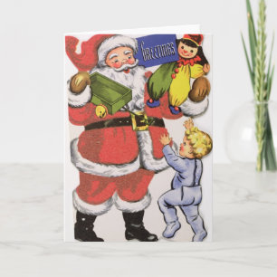 Father Christmas, Victorian Christmas card