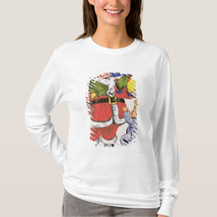 Father Christmas, Victorian Christmas card T-Shirt