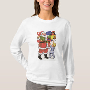 Father Christmas, Victorian Christmas card T-Shirt