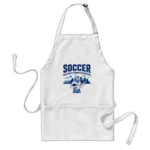 Father Coach Clipboard Tactical Advice City Skylin Standard Apron