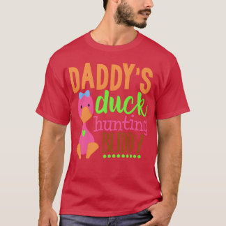 Father Dad Daddy Duck Hunting Buddy Fathers Day bo T-Shirt