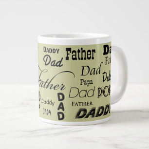Father Dad Daddy Papa Jumbo Mug