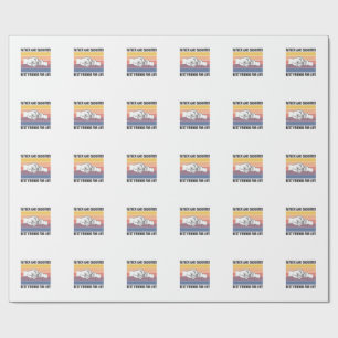 Father Daughter Best Friends for Life Vintage Desi Wrapping Paper