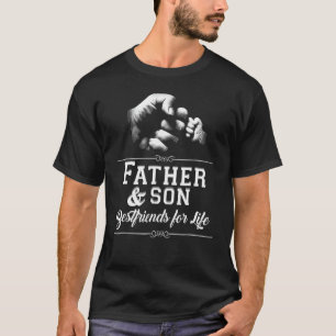Father Daughter Friends Fist Bump Dad Father's Da T-Shirt