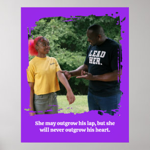 Father Daughter Gift – Personalised Photo Wall Art