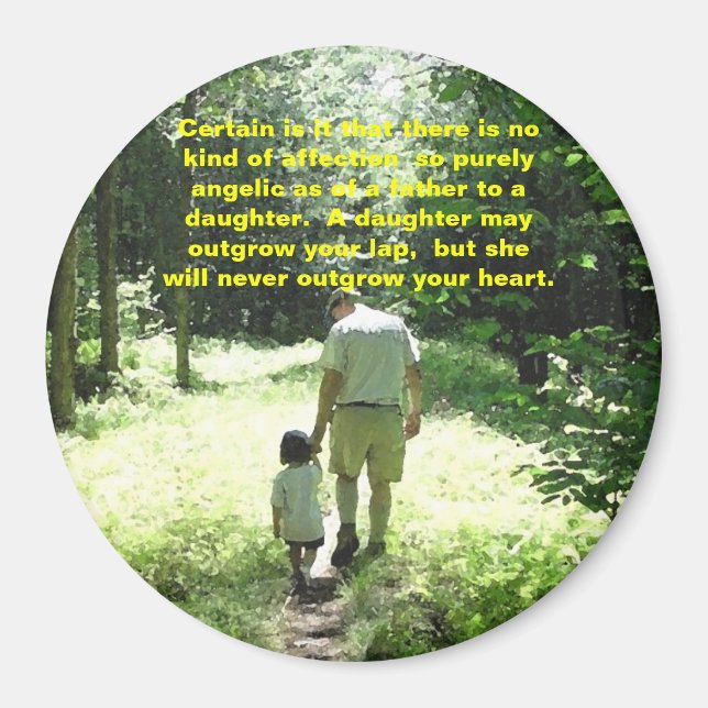Father & Daughter Magnet (Front)