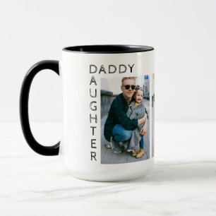 Father Daughter Personalised Photo Mug