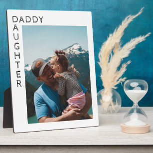 Father Daughter Personalised Photo Plaque
