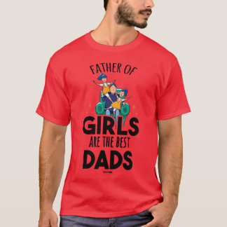 Father Daughters Best Papa family T-Shirt