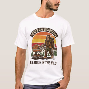 Father Day Bigfoot Dad Shirt Camping Legend Father