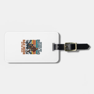 Father Day Bigfoot Dad Shirt Camping Legend Father Luggage Tag