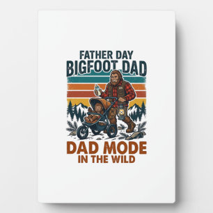 Father Day Bigfoot Dad Shirt Camping Legend Father Plaque