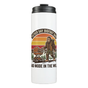 Father Day Bigfoot Dad Shirt Camping Legend Father Thermal Tumbler
