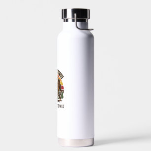Father Day Bigfoot Dad Shirt Camping Legend Father Water Bottle
