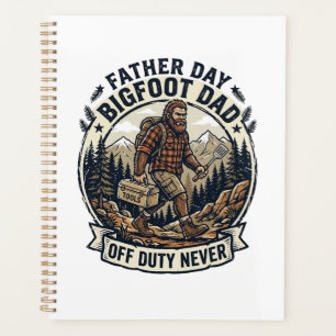 Father Day Bigfoot Dad Shirt Dad Mode In The Wild Planner