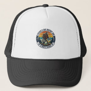 Father Day Bigfoot Dad Shirt Funny Forest Legend D Trucker Hat