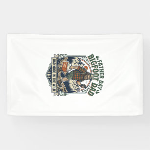 Father Day Bigfoot Dad Shirt Mythical Family Man R Banner