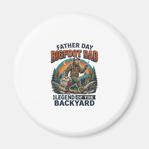 Father Day Bigfoot Dad Shirt Snacks Hero Funny Gif Magnet