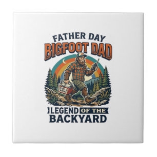 Father Day Bigfoot Dad Shirt Snacks Hero Funny Gif Tile