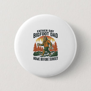 Father Day Bigfoot Dad Shirt The Man The Myth The 6 Cm Round Badge