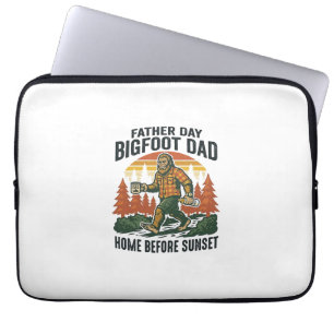 Father Day Bigfoot Dad Shirt The Man The Myth The Laptop Sleeve