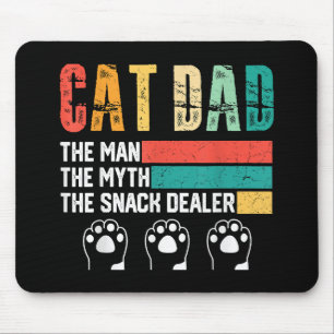 Father Day Cat Dad Mouse Mat