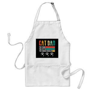Father Day Cat Dad Standard Apron