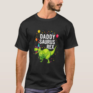 Father Day Daddysaurus Rex Dinosaur Daddy Family M T-Shirt