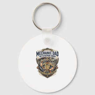 Father Day Mechanic Dad Shirt Funny Working Dad Gi Key Ring