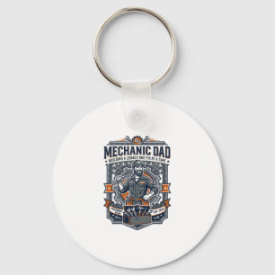 Father Day Mechanic Dad Shirt Funny Working Dad Gi Key Ring